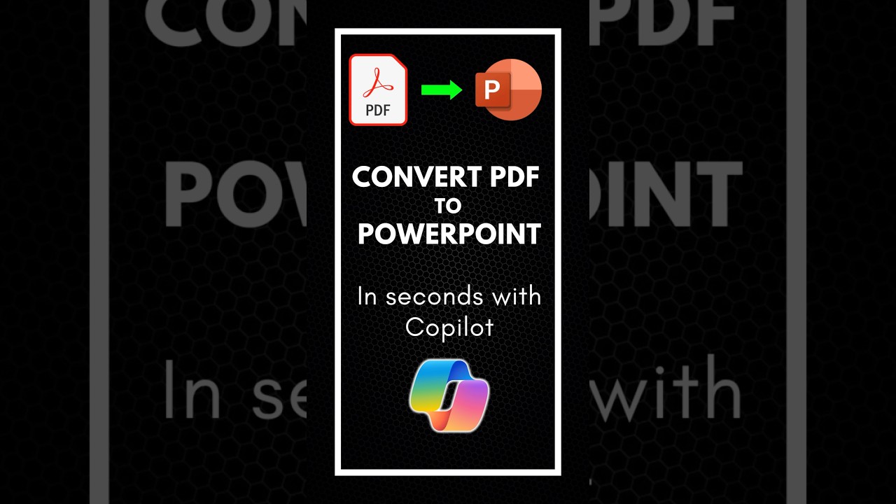 Converting PDFs to PowerPoint Using Microsoft Copilot