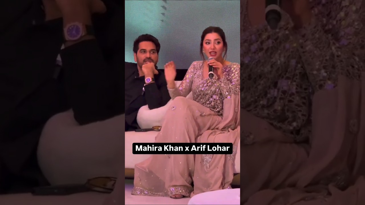 Mahira Khan & Humayun Saeed at Love Guru Concert 🎤