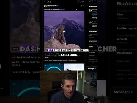 Der ERSTE STABLECOIN aus DEUTSCHLAND! 💵#eu #euro #europa #stablecoin #finanzen #crypto #ethereum