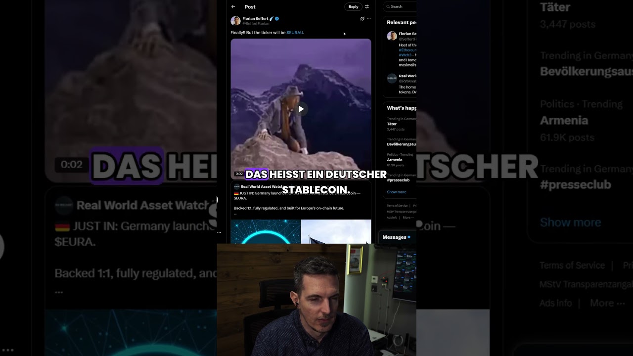 Erster deutscher Stablecoin: Revolution im Euro-Ökosystem 💶