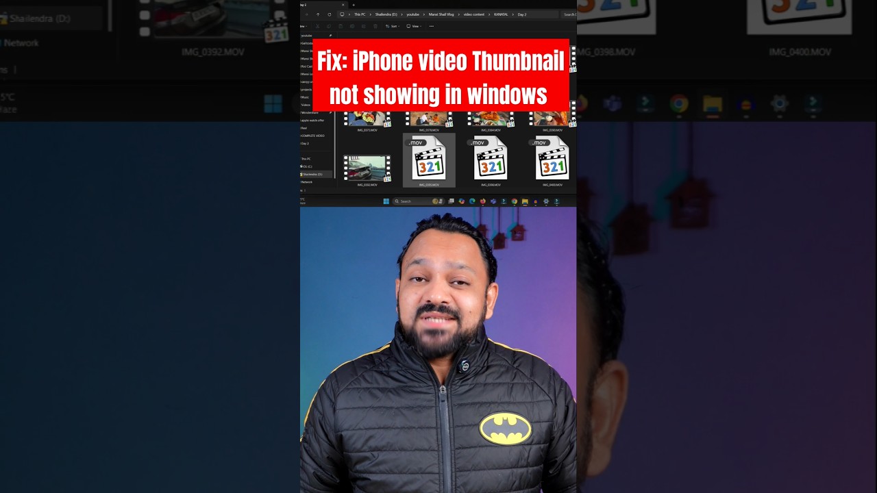 Fix iPhone Video Thumbnails Not Showing on Windows 📱