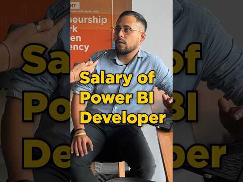 Salary Of Power BI Developer | Power BI Salary In India #Shorts #simplilearn