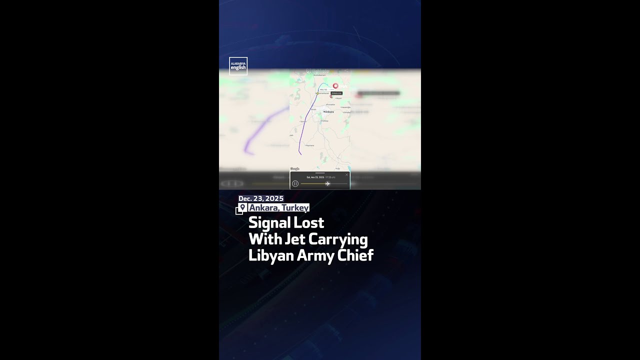 Signal Lost With Jet Carrying Libyan Army Chief