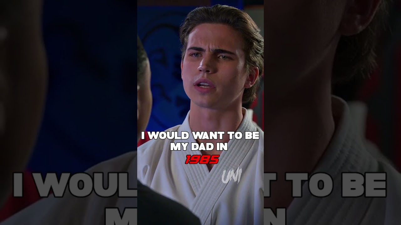 Robby Keene x Johnny Lawrence (My Dad 1985 Edit) #shorts | #cobrakai