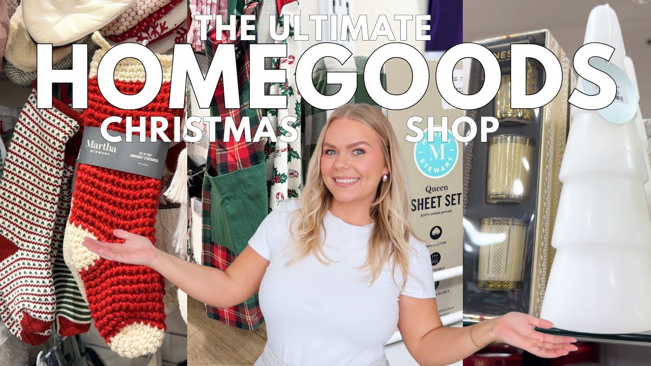 HomeGoods Christmas Decor 2025 | Shop with Me 🎄