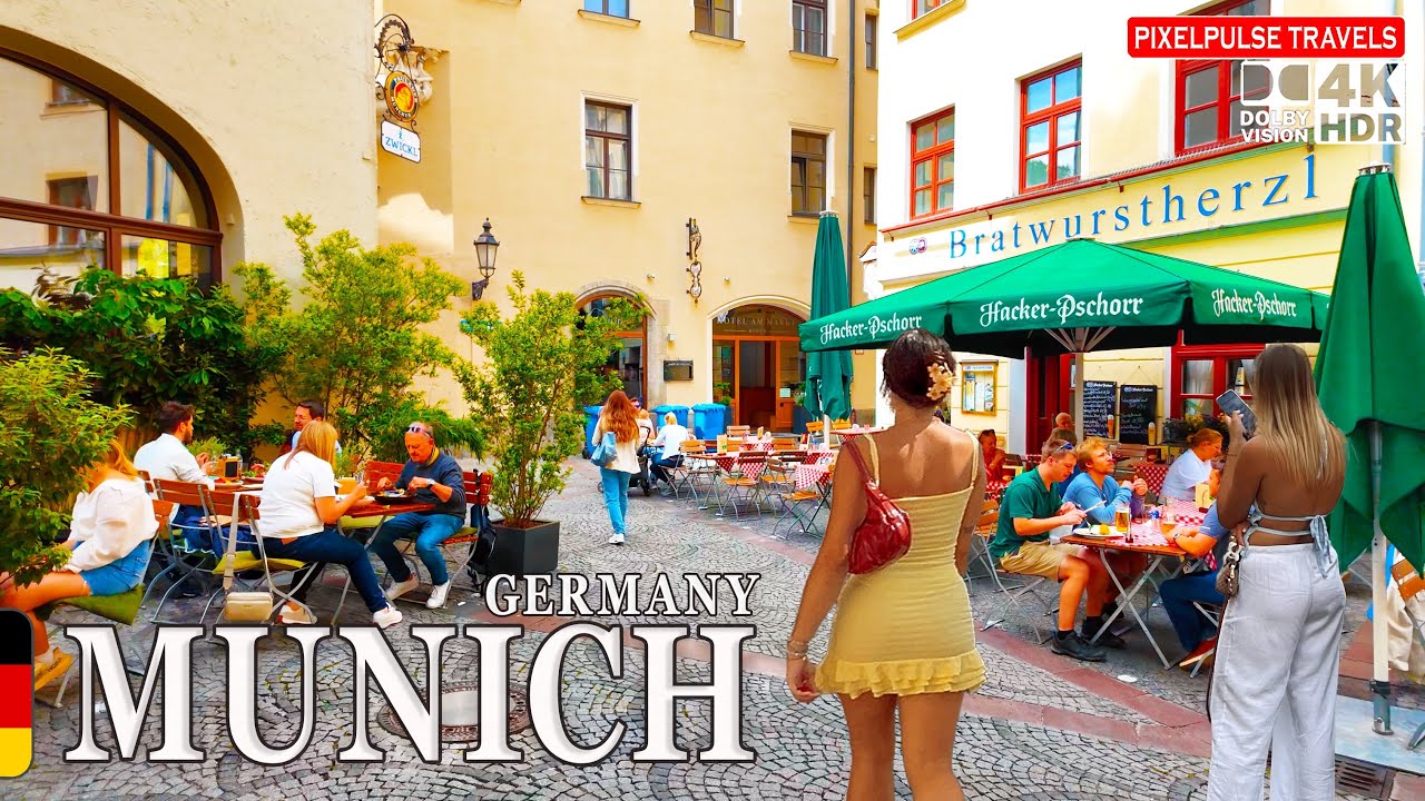 Munich 4K Walking Tour: Explore the Colorful City 🇩🇪