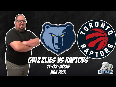 Memphis Grizzlies vs Toronto Raptors 11/2/25 NBA Free Picks & Prediction | NBA Betting Tips