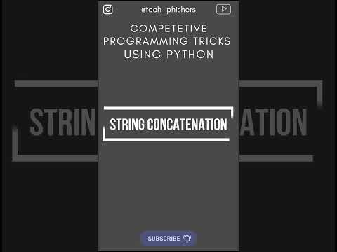 Python Competitive Programming Trick 1 #Shorts