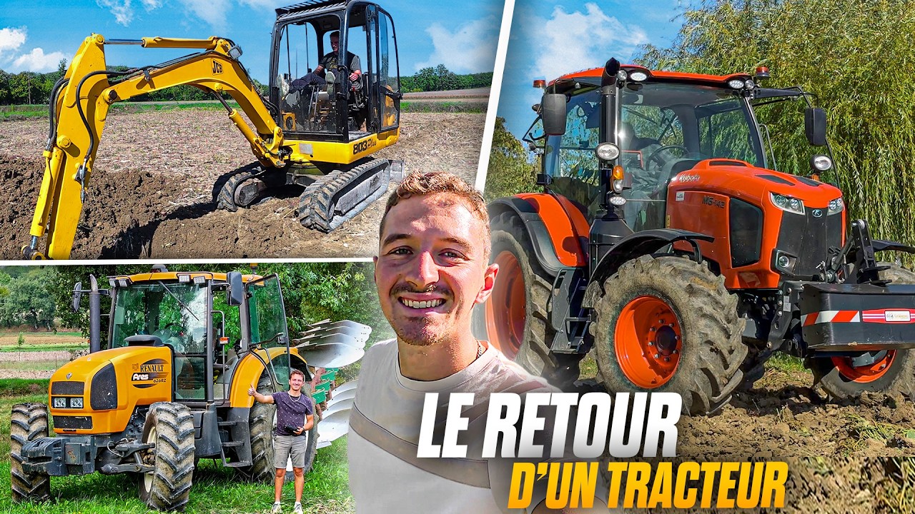 Retour d'un tracteur Kubota M6 142 🚜