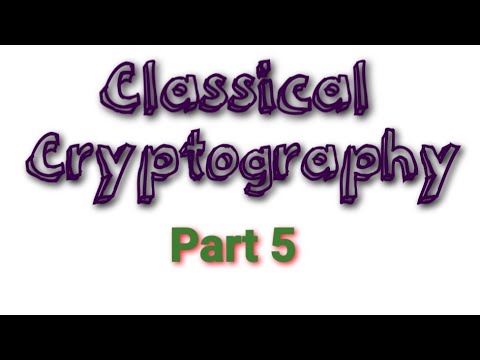 Substitution Cipher, Cryptosystem / Classical Cryptography / MSc Mathematics (In Malayalam)