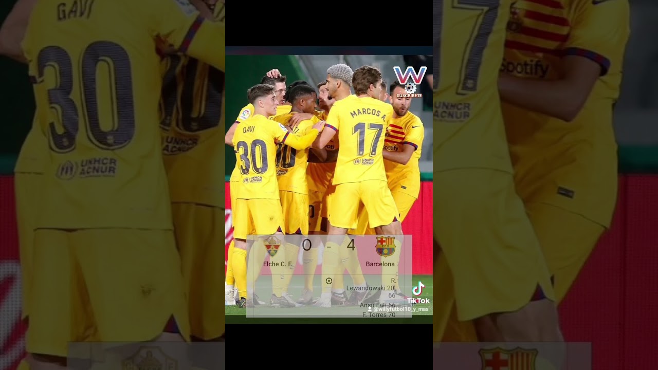 Elche vs Barcelona: Final Score & Match Highlights ⚽ | La Liga
