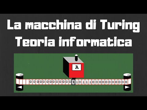 La macchina di Turing  |  Teoria informatica