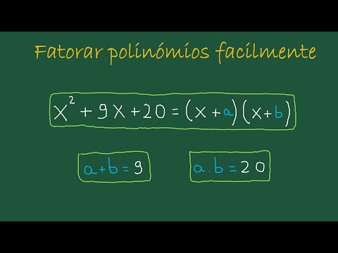 Método Simples e Fácil de Fatoração de Polinómios | Exercícios práticos | Domine em 10 minutos