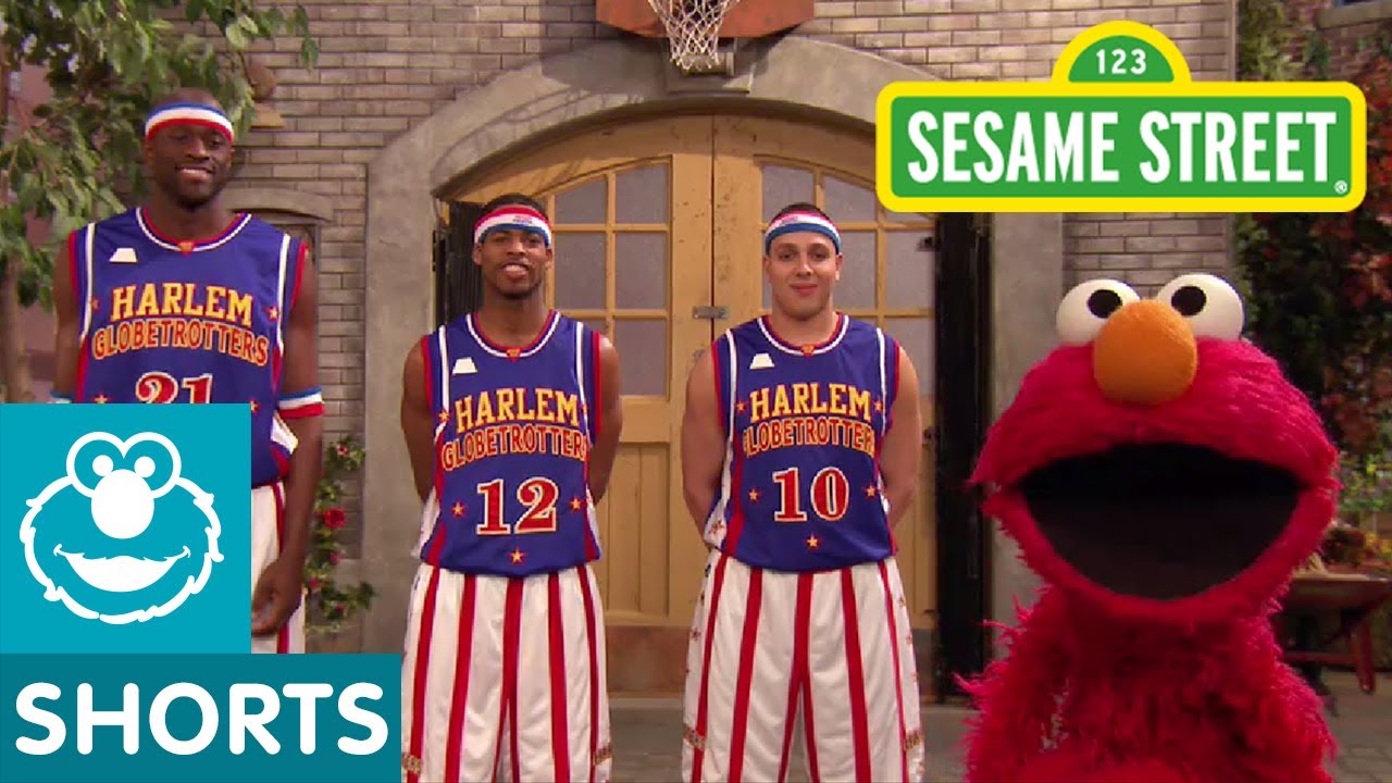 Sesame Street & Harlem Globetrotters Celebrate the Number 3 🏀