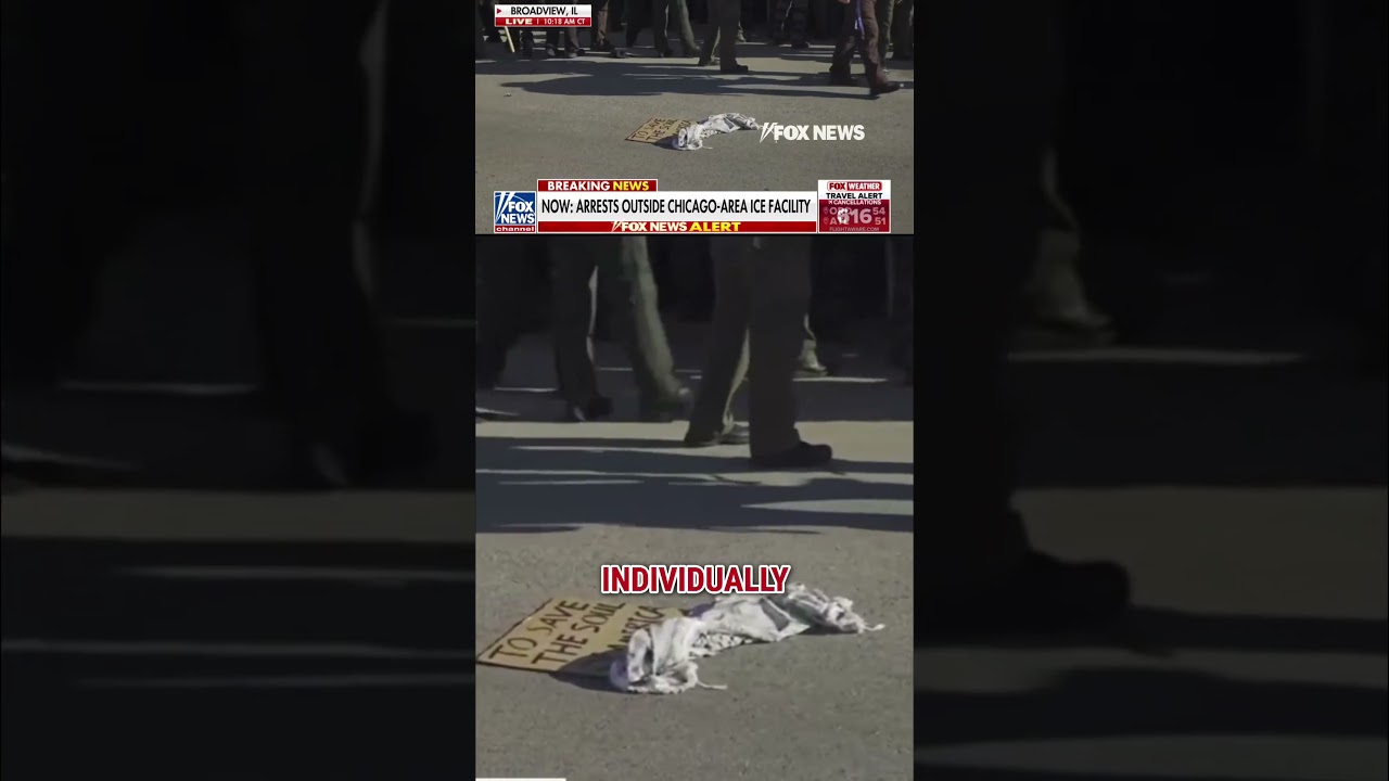 Clashes Erupt Outside Illinois ICE Facility During Protest π¨