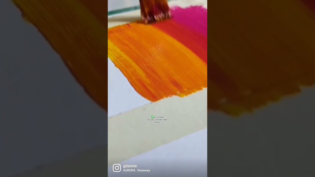 Errores al difuminar con acrílico 🎨 #arttutorial #clasesdepintura