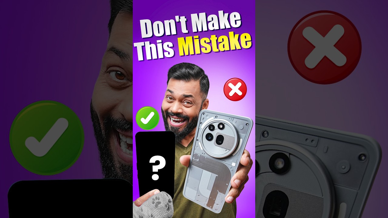 Galat Nothing Phone Mat Buy Karna 🧐 #Shorts | Phone (3a) Vs Phone (3a) Pro