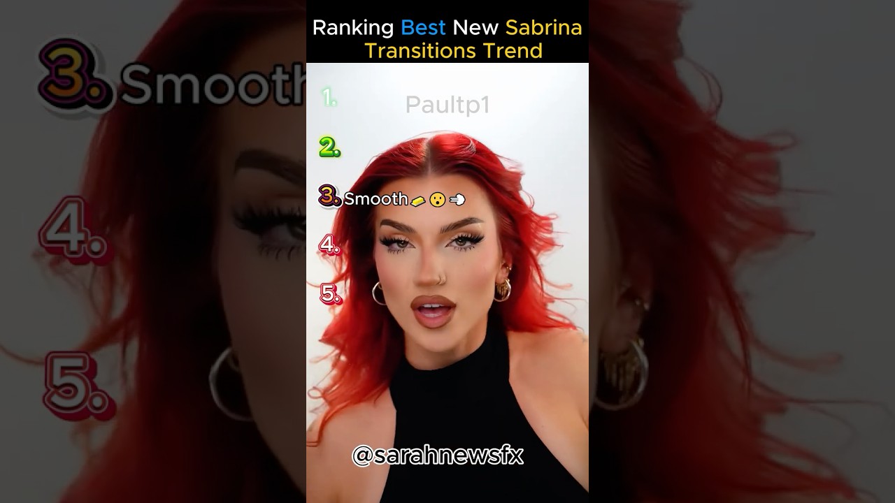 Top Sabrina Carpenter Transition Trends 🔥