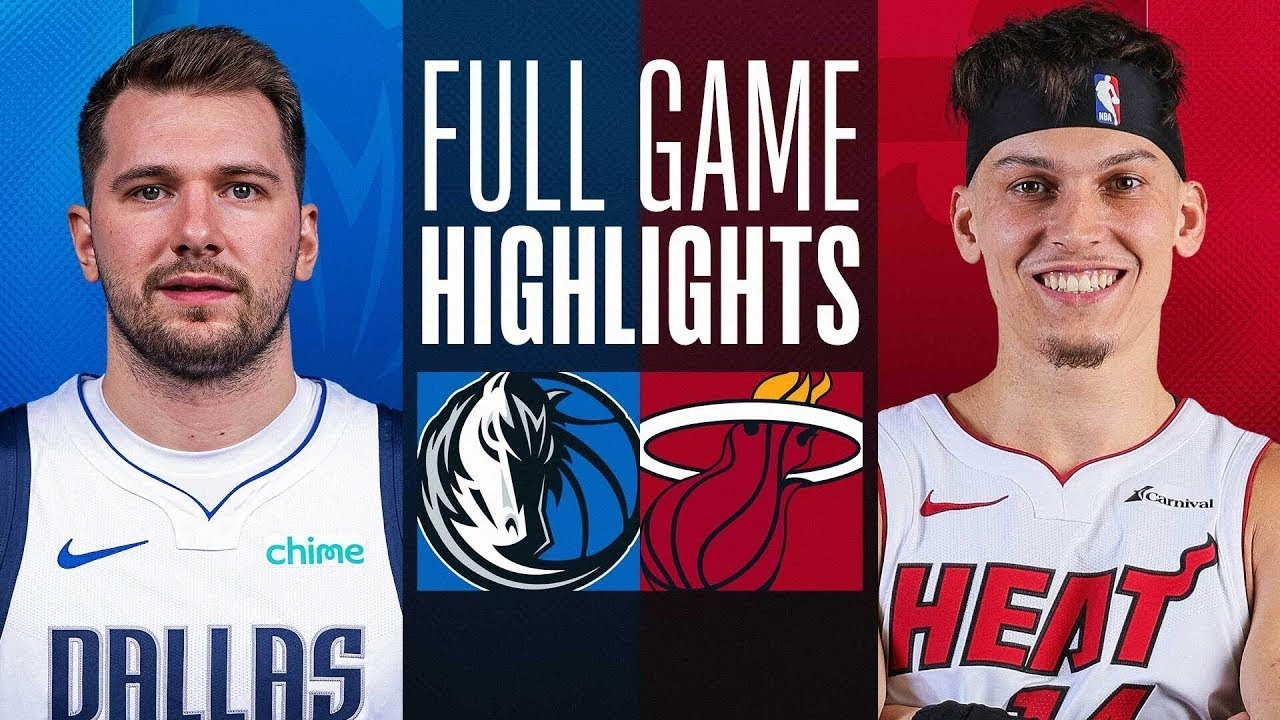 Mavericks vs. Heat Full Game Highlights | April 10, 2024 🏀