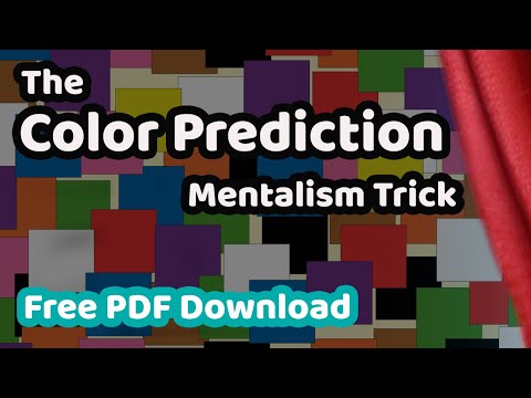 The Color Prediction Mentalism Trick with Free PDF Downloads