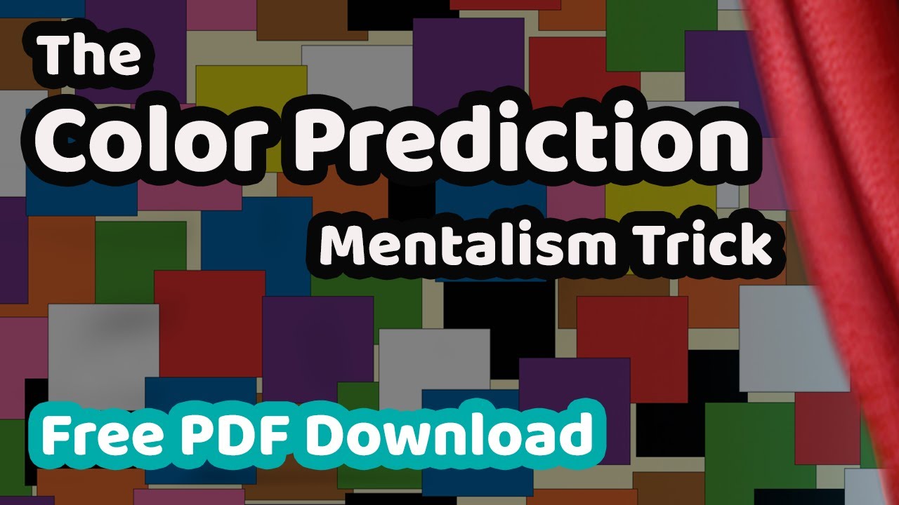 Impress with the Color Prediction Mentalism Trick + Free PDF Download 🎩