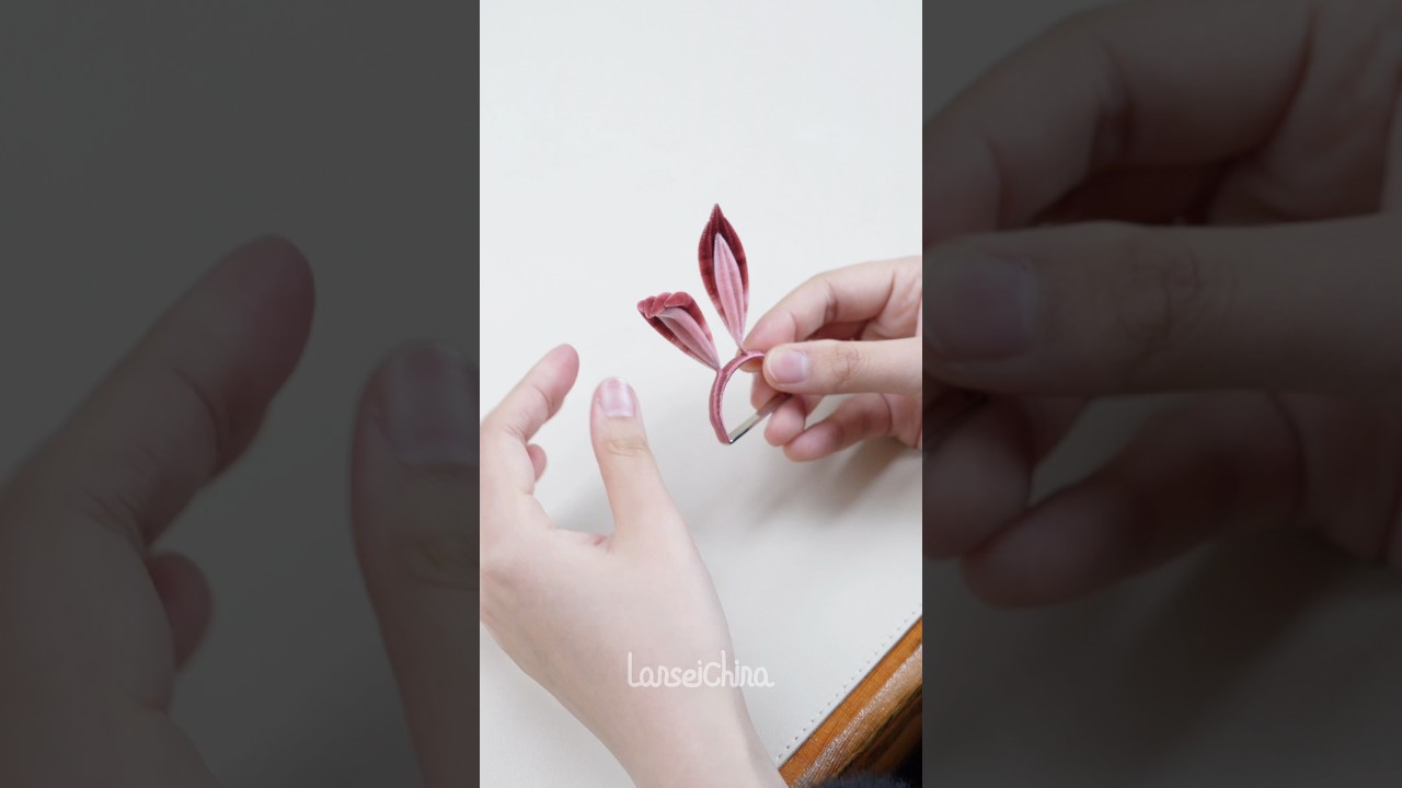 Silk Rabbit Ears Napkin Rings 🐰 for Easter Decor