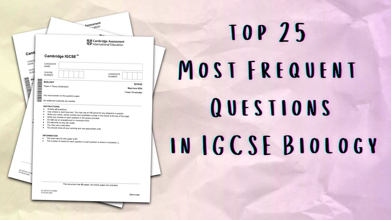 Top 25 IGCSE Biology Topics to Revise for 2026 🧬