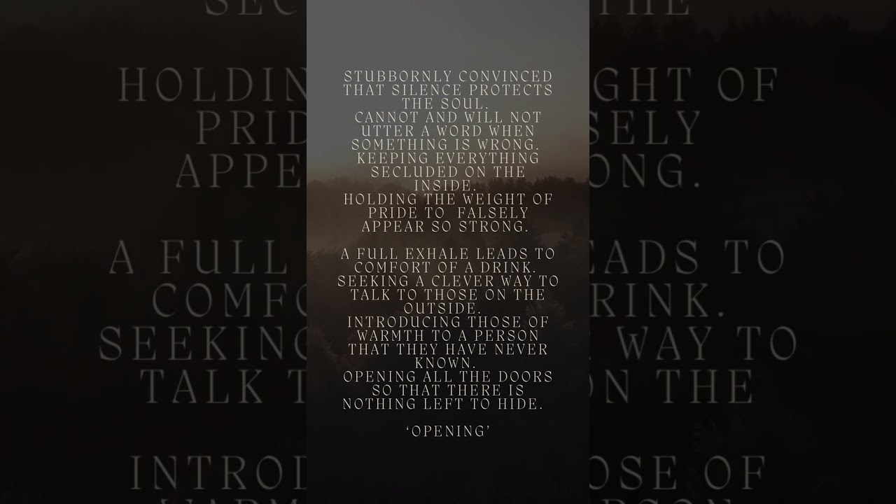 Discover the Power of 'Opening' in Modern Poetry ✨