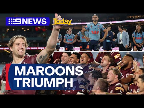 Maroons silence packed Sydney crowd with victory in the Origin decider | 9 News Australia