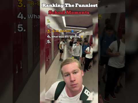 Ranking The Funniest School Moments...