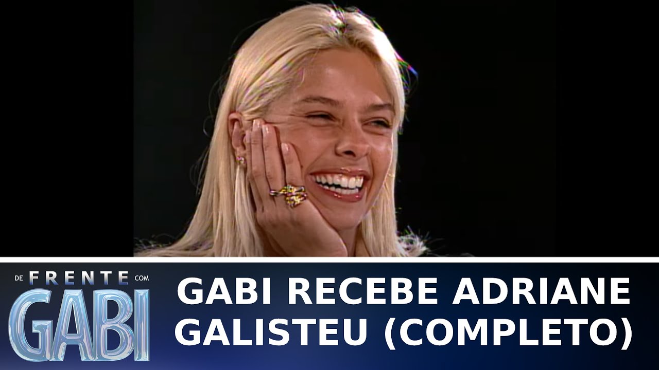 De Frente com Gabi com Adriane Galisteu (10/05/1998) | SBT Vídeos