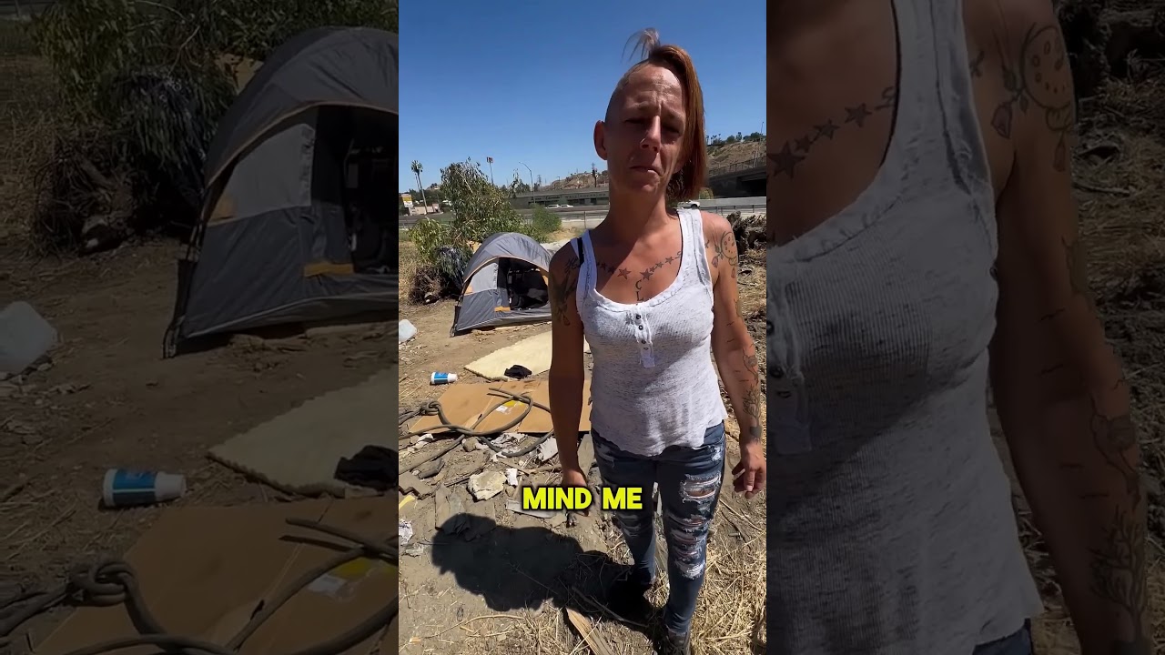 Heartwarming Moment as Homeless Woman Shares Generosity 🌟 #Shorts