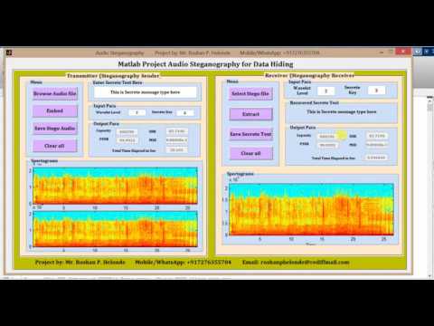 Audio Steganography Matlab Project 📡