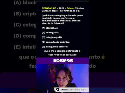 Kosmos Concursos – Criptografia: por onde começar?