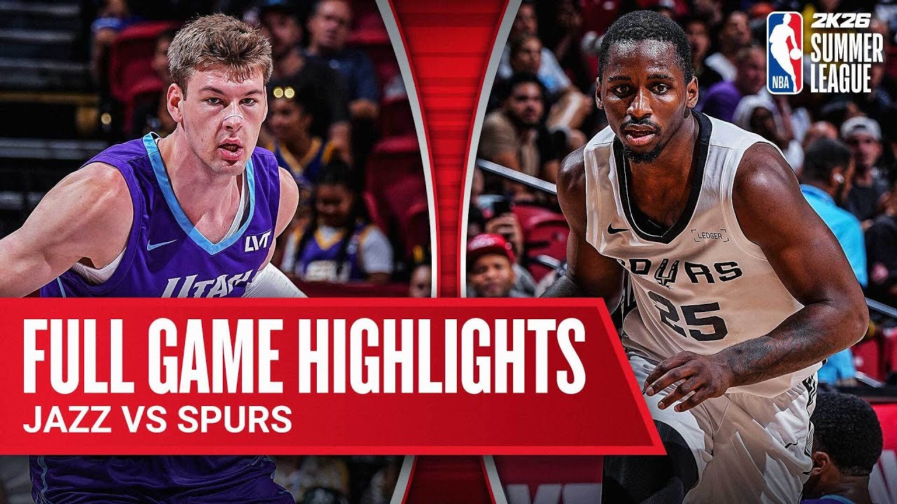 Jazz vs Spurs | NBA Summer League Highlights 🏀
