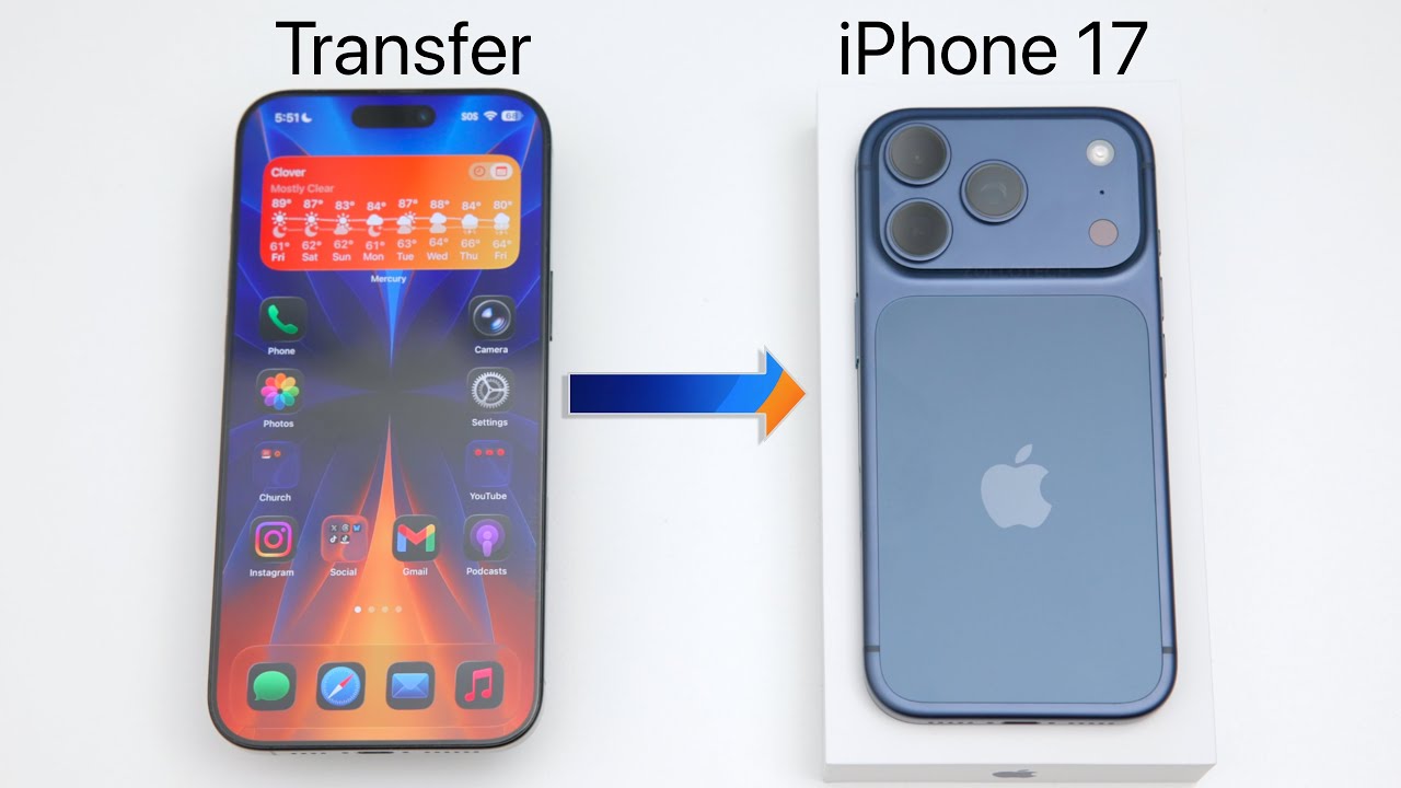 Transfer All Data to iPhone 17 & Pro 📱