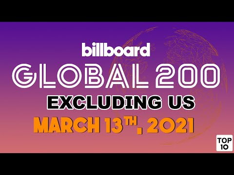 Billboard Global 200 Excl. US Top 10 (March 13th, 2021) Countdown