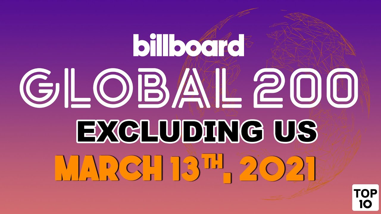 Billboard Global Excl. U.S. Top 10 Hits (March 13, 2021) 📈