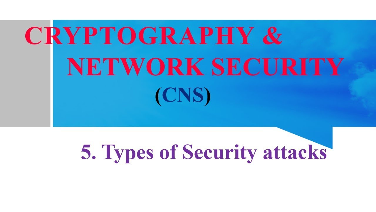 Understanding Active and Passive Security Attacks in Cryptography and Network Security