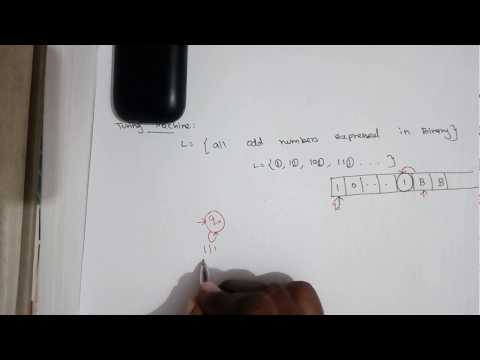 TOC Lec 38-Simple example for Turing machine by Deeba Kannan