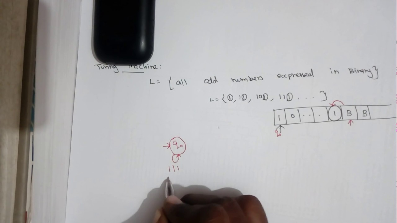 Understanding Turing Machines: Accepting Odd Numbers in Binary 🖥️