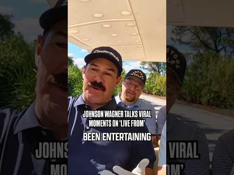 Johnson Wagner’s viral moments make ‘Live From’ can’t miss TV after big tournaments.