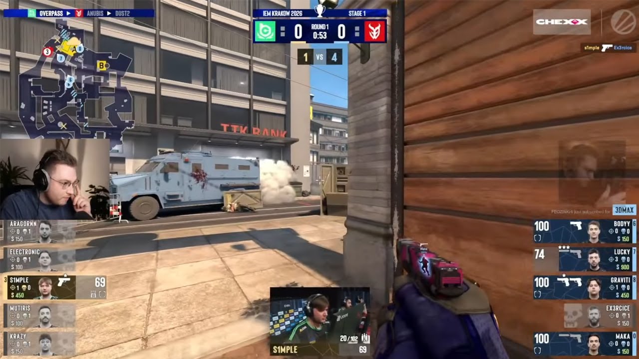 IEM Krakow Stage 1 Day 2 Live Coverage ๐ด