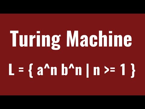 Turing Machine for L = a^n b^n | Tamil 📘