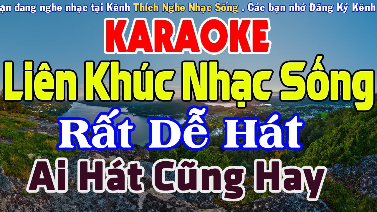 Karaoke Liên Khúc Nhạc Sống Cha Cha Cha 🎤