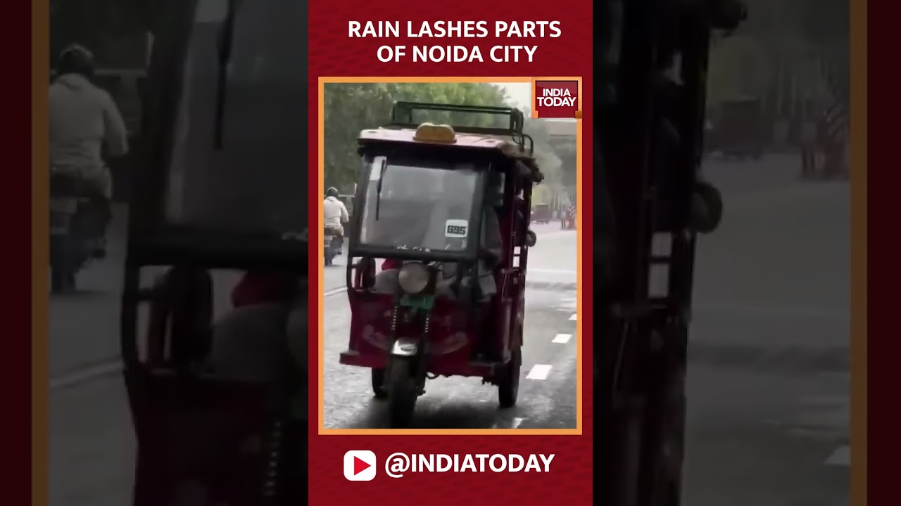Heavy Rain Hits Parts of Noida 🌧️
