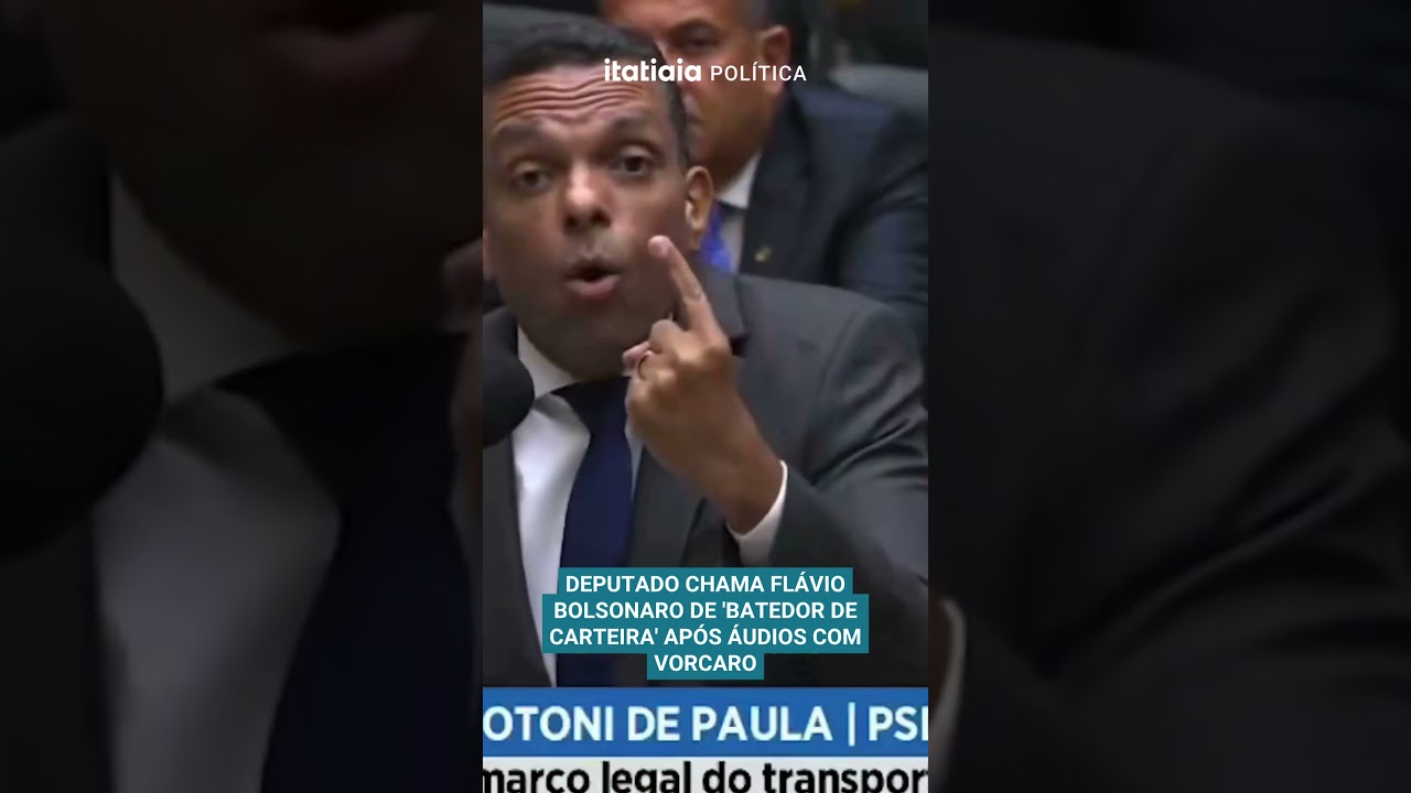 Deputado chama Flávio Bolsonaro de 'Batedor de Carteira' após áudios com Vorcaro