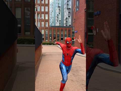 Where is Spiderman running?😂#shorts