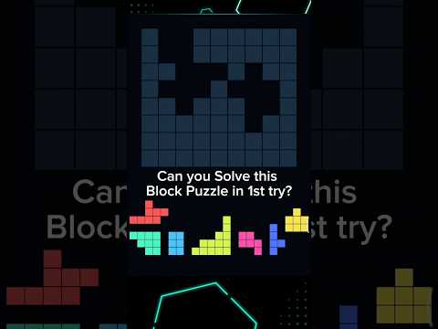 Block Puzzle #puzzlechallenge #brainteasers #hexapuzzle #shorts #braingames #strategygames