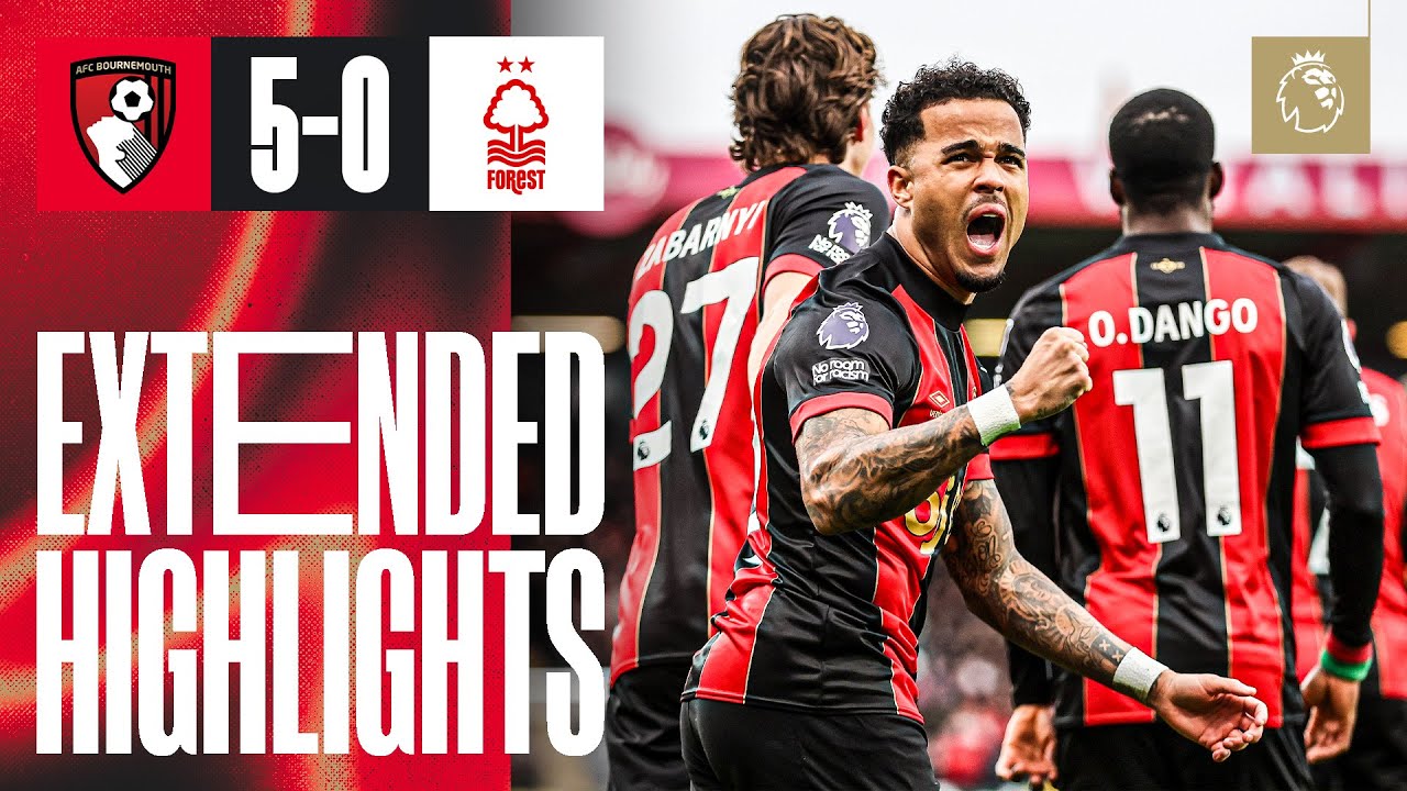 AFC Bournemouth Dominates Nottingham Forest 5-0 in Thrilling Match ⚽